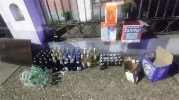 Detenido tras robar gran cantidad de bebidas alcohólicas de un boliche de Paraná