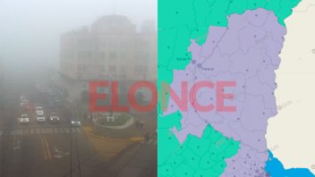 Toda la provincia de Entre Ríos está bajo alerta violeta por niebla