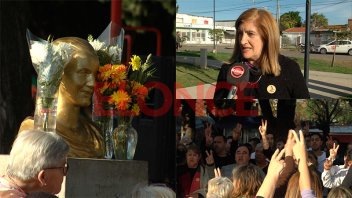 Conmemoraron un nuevo aniversario de la muerte de Eva Perón en Paraná
