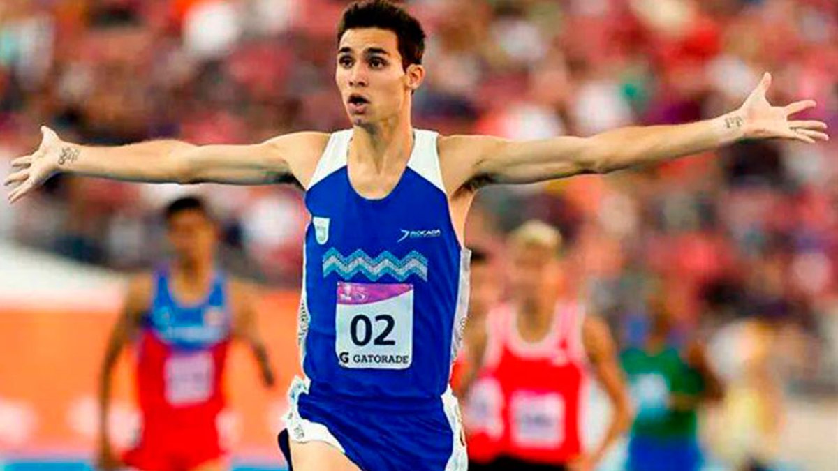 Federico Bruno, de Concorida -  Maratón Olímpica