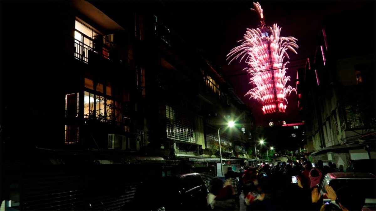 Taiwán también celebró el inicio del nuevo año