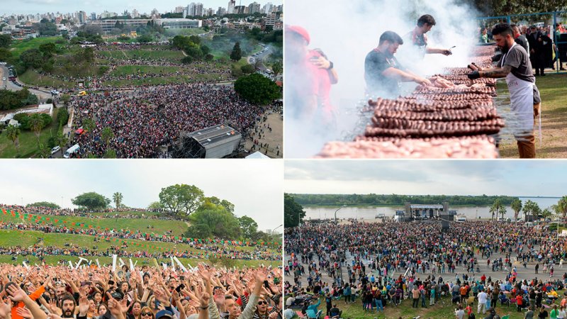 Paraná festejó sus 210 años con música y la 