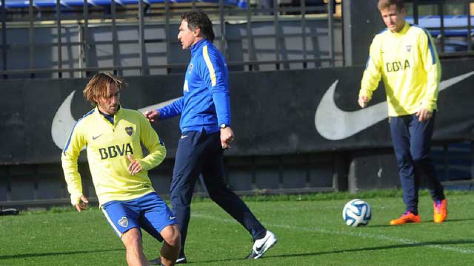 El chileno Fuenzalida, en su primer d&iacute;a de trabajo.