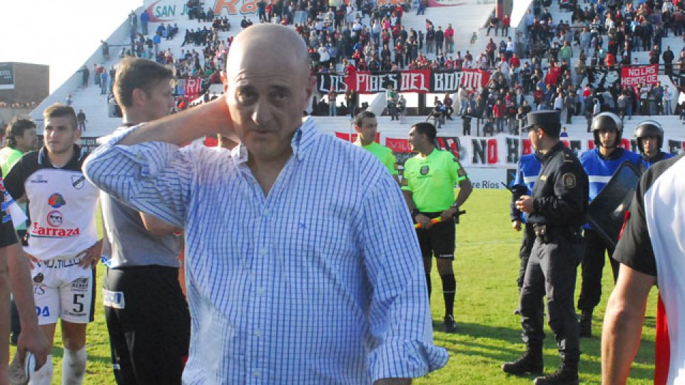 La preocupación de Marcelo Fuentes tras el empate.