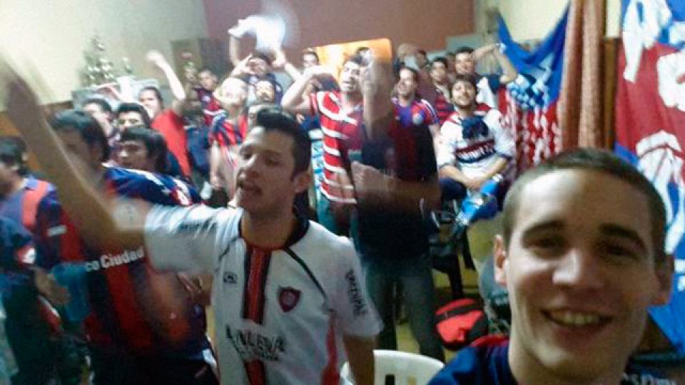 Con los amigos desde Paraná.