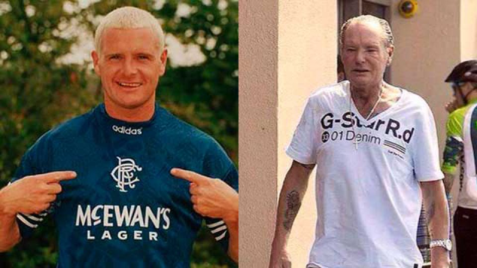 Un irreconocible Paul Gascoigne es tapa de los diarios ingleses.