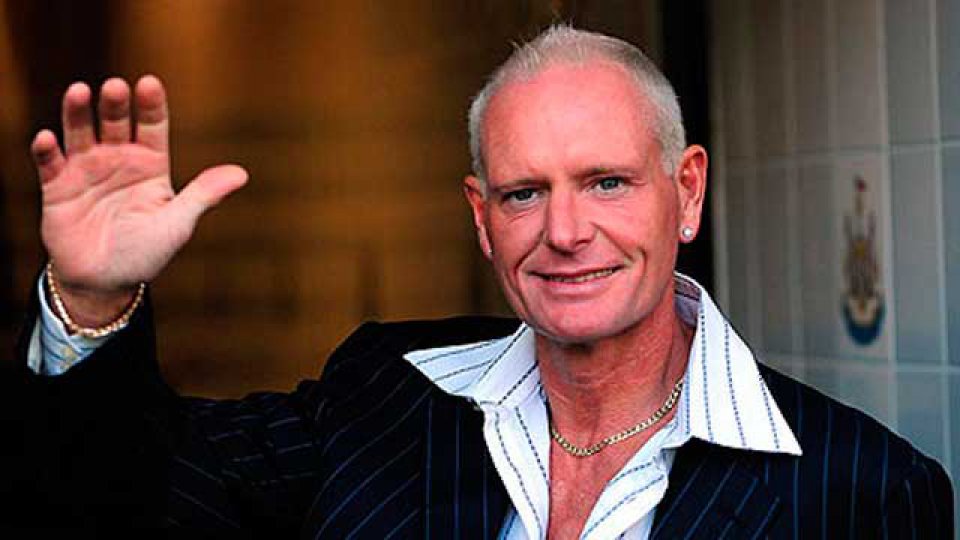 Paul Gascoigne, ya retirado del fútbol.
