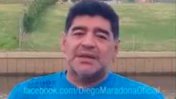 Maradona se sumó al Ice Bucket Challenge