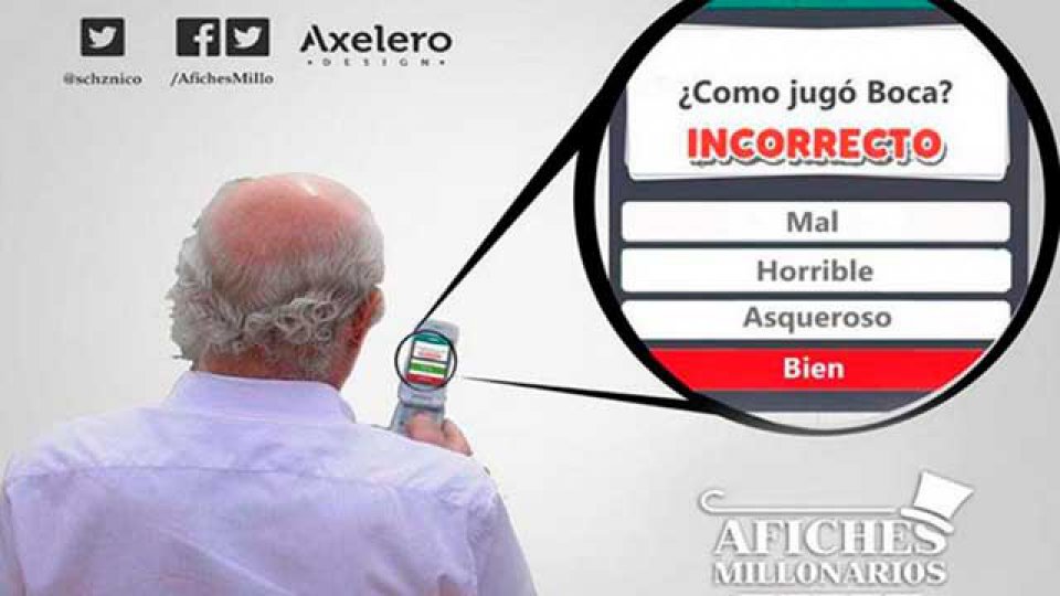 Los hinchas del Millonario se burlan del momento Xeneize.