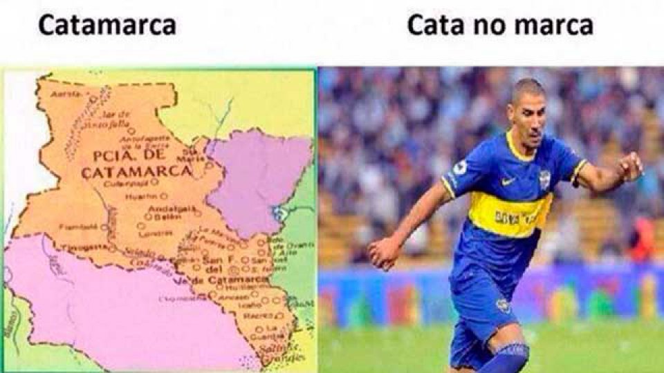 Los hinchas del Millonario se burlan del momento Xeneize.