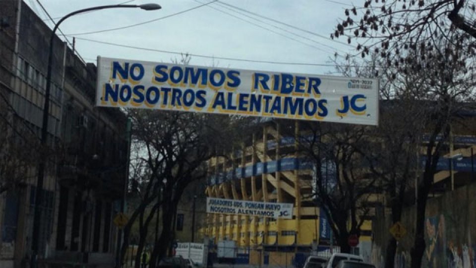 El recuerdo para el eterno rival.