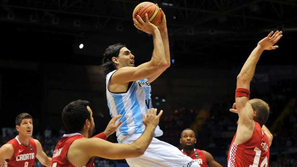 Scola, en acción ante Croacia.