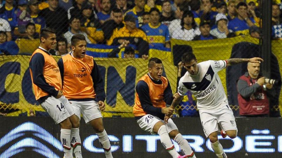 Coco Correa festeja el gol que le da el triunfo al Fort&iacute;n.