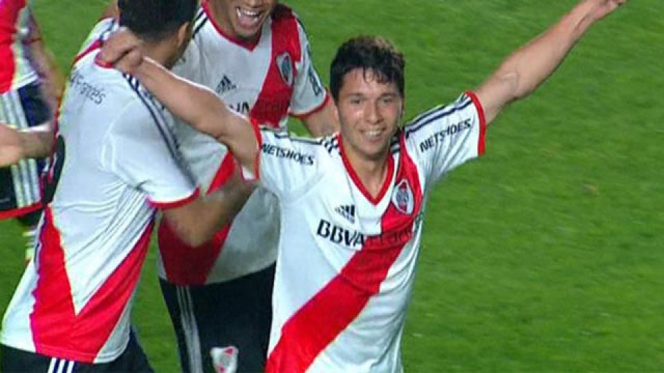 Boy&eacute; marc&oacute; el tercero de River y el primero de su carrera en Primera.