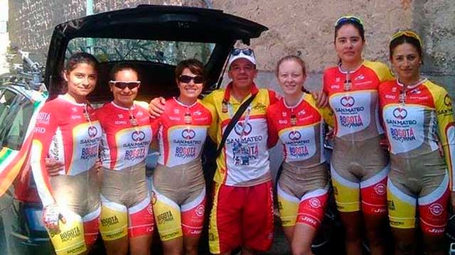 Escándalo por el uniforme del equipo colombiano de ciclismo femenino.