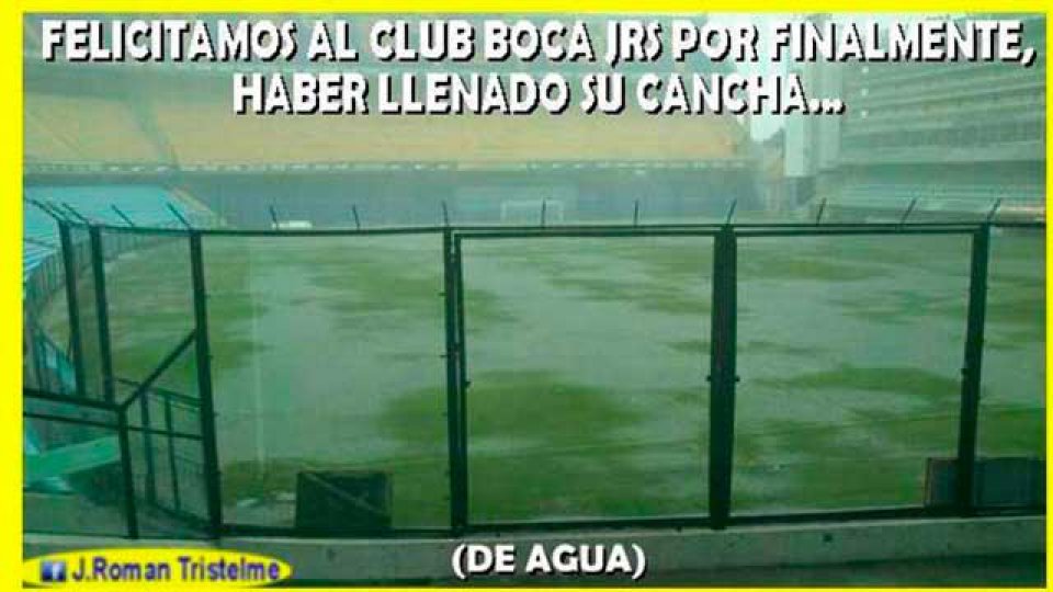 Las cargadas de River a Boca por los problemas en la Bombonera.