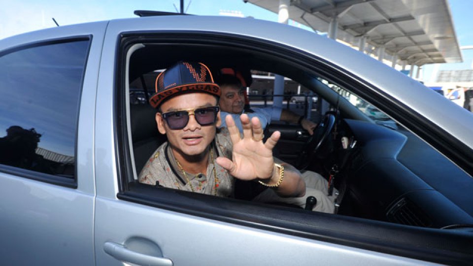 Maidana volvió al país y habló.