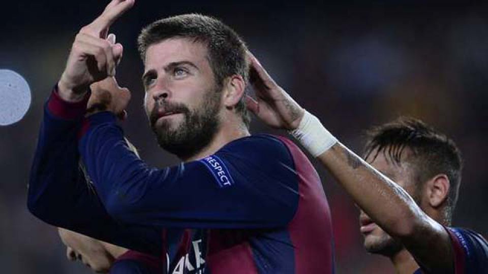 Pique marcó el único gol del encuentro.
