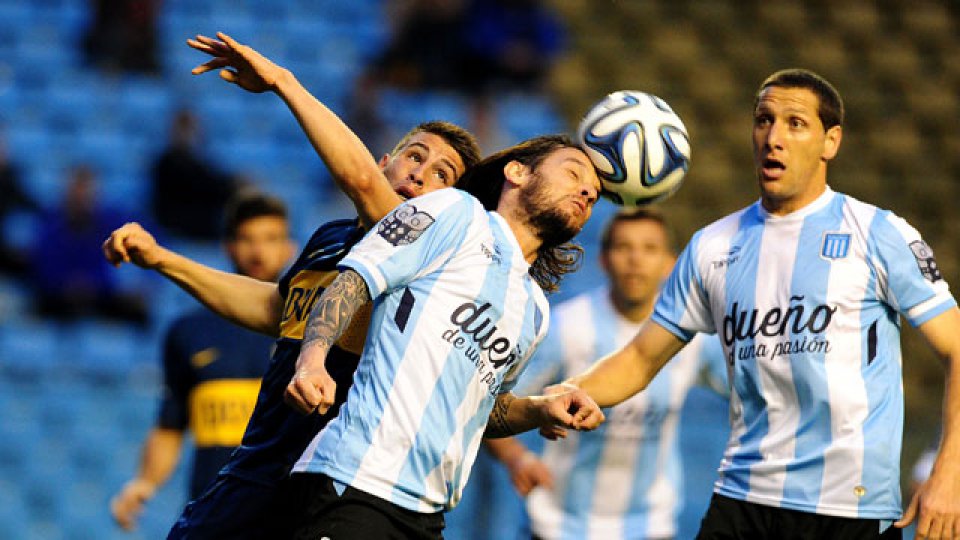 Boca y Racing completaron los 34 minutos.