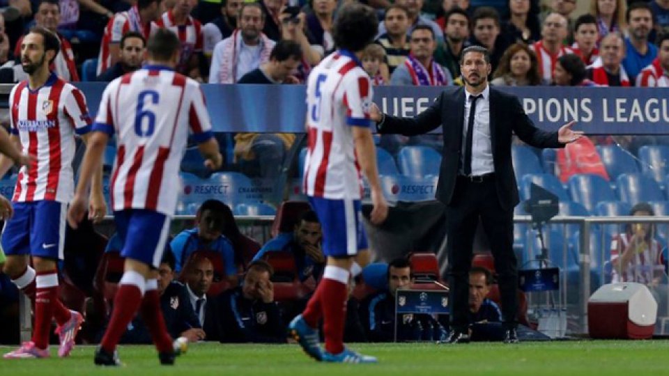 Diego Simeone estuvo cerca de ser expulsado nuevamente