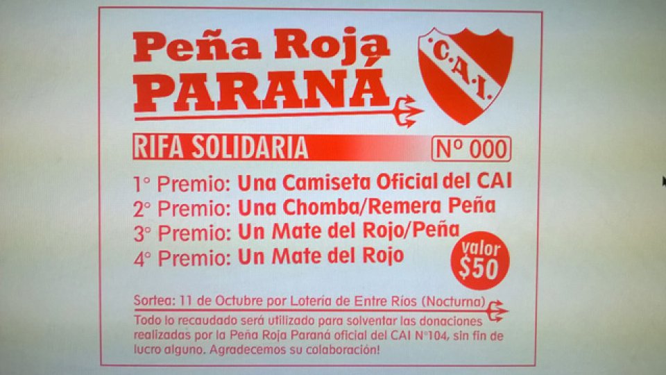 La Peña Roja Paraná donará dos balanzas al Hospital Materno Infantil San Roque