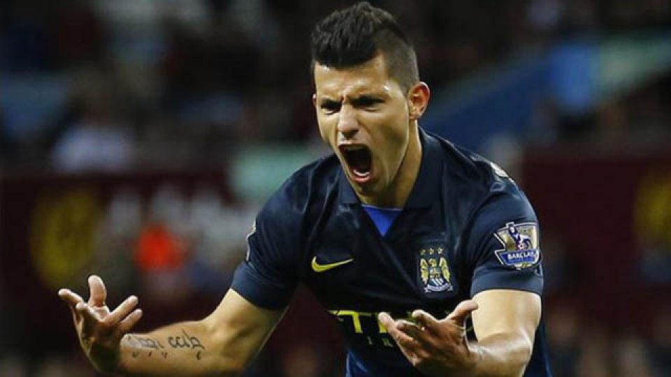 El Kun convitió un golazo an el Aston Villa.