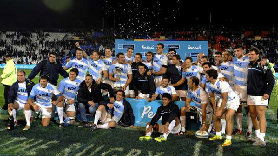 La algarab&iacute;a de Los Pumas en Mendoza.