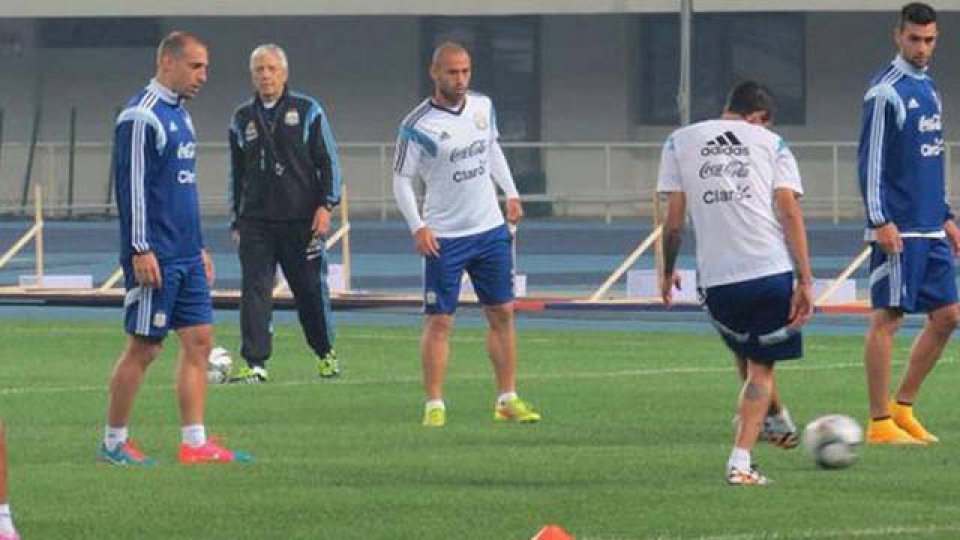 El entrenamiento de la Selecci&oacute;n Nacional en Beijing.