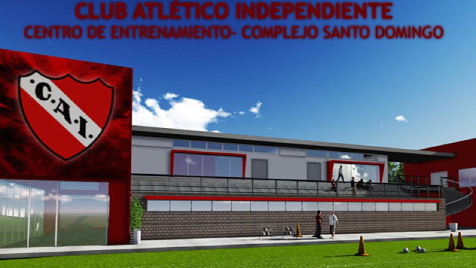La maqueta del futuro centro de entrenamiento de Independiente.