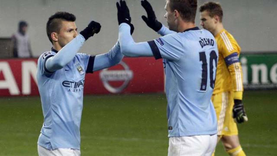 El gol del Kun no alcanzó para que el City gane.