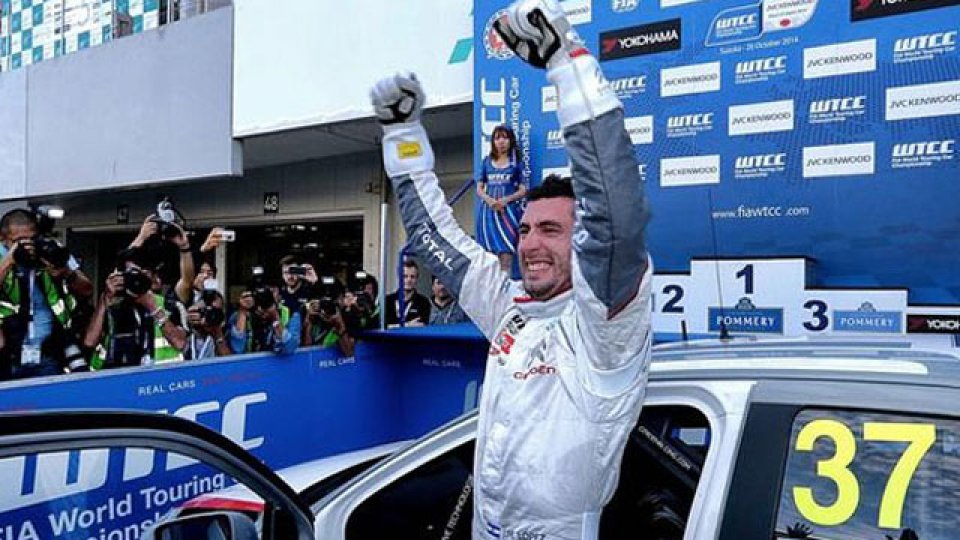 Pechito L&oacute;pez. Campe&oacute;n del WTCC en Suzuka.