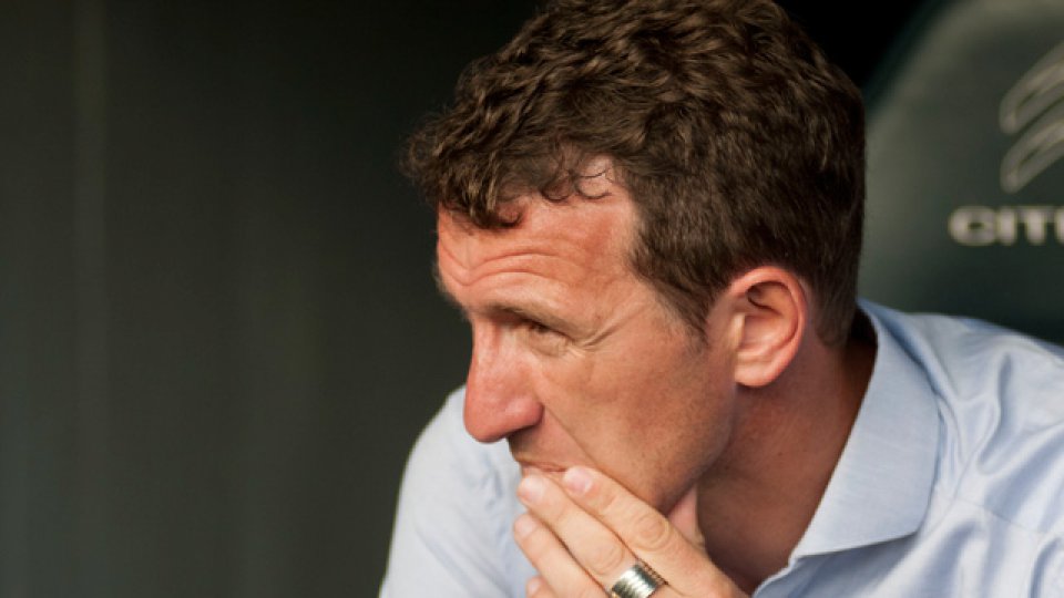 El Vasco intentó bajar al euforia por el triunfo de Boca.