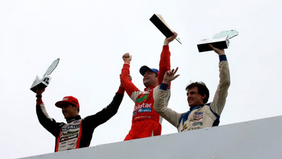 El podio de TC en Toay.