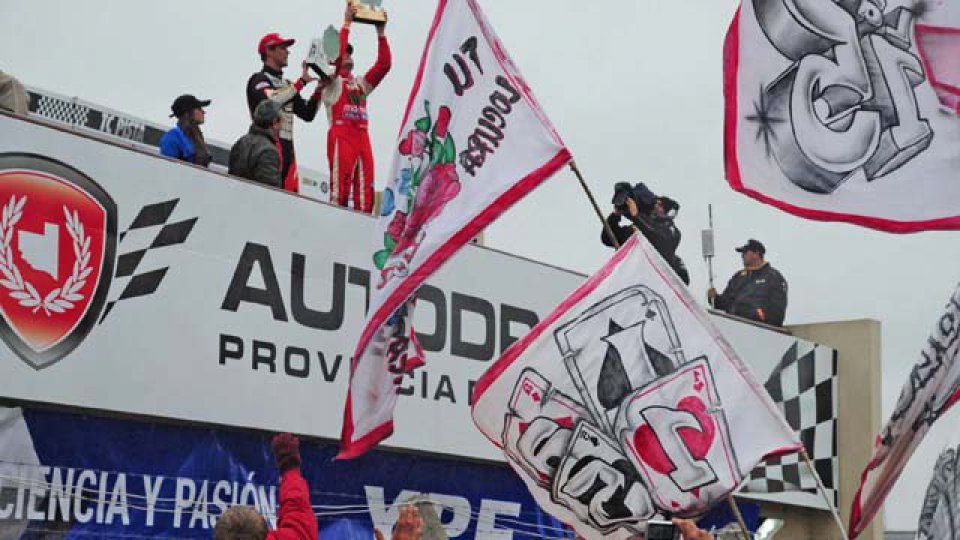 El podio de TC en Toay.