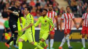 Barcelona derrotó a Almería y Messi no pudo romper el récord de Zarra