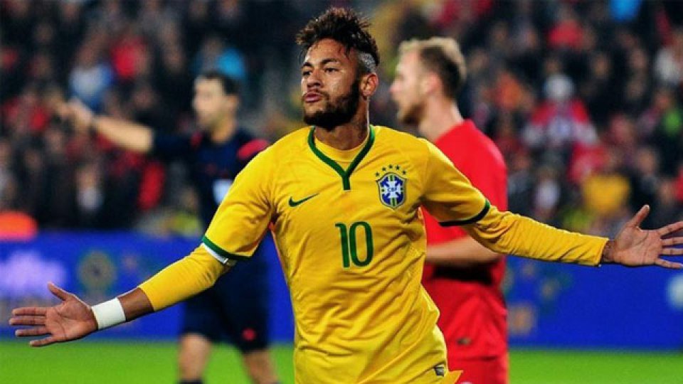 Ney fue la figura de Brasil con dos goles. Ney fue la figura de Brasil con dos goles.