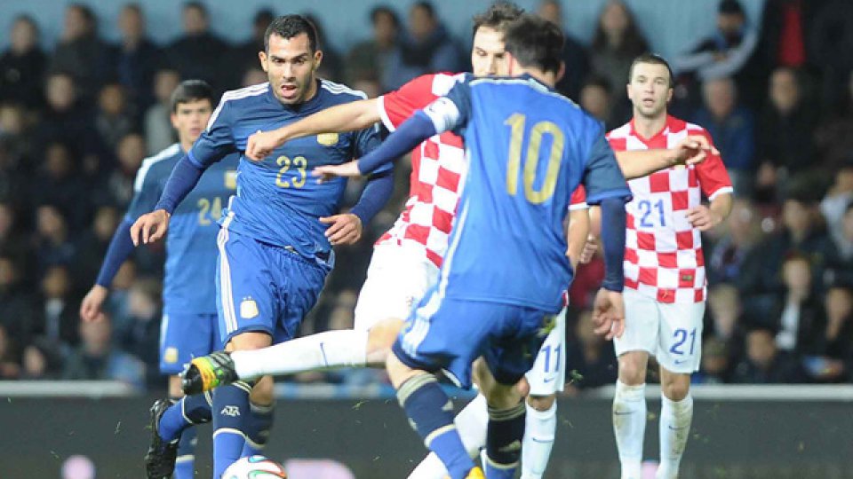 Tevez volvi&oacute; a la selecci&oacute;n tras tres a&ntilde;os de ausencia.