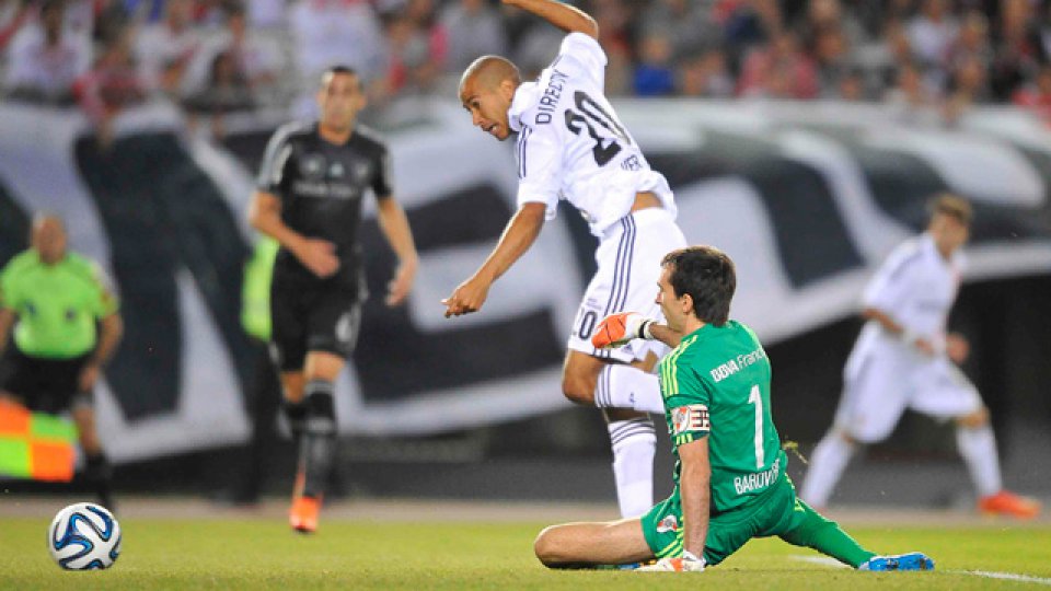 FESTEJO. Vera meti&oacute; el &uacute;nico gol.