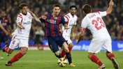 Barcelona goleo al Sevilla en una jornada histórica para Messi