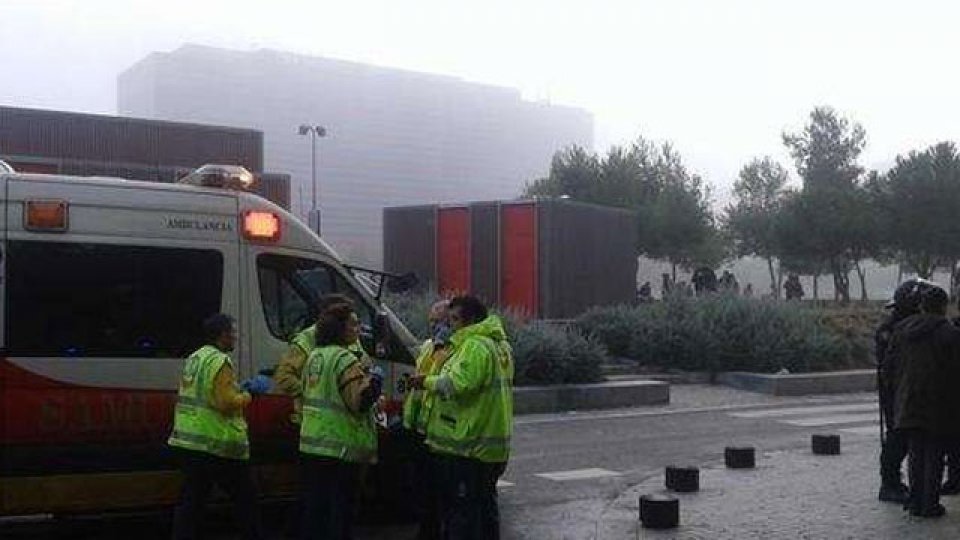 Tremenda pelea en las inmediaciones del Vicente Calderón.