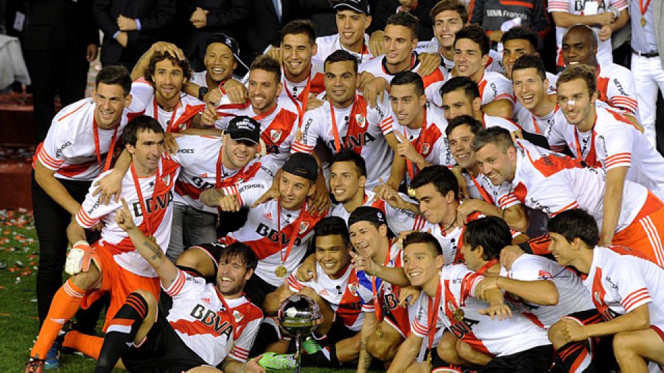 River festeja un nuevo título internacional.