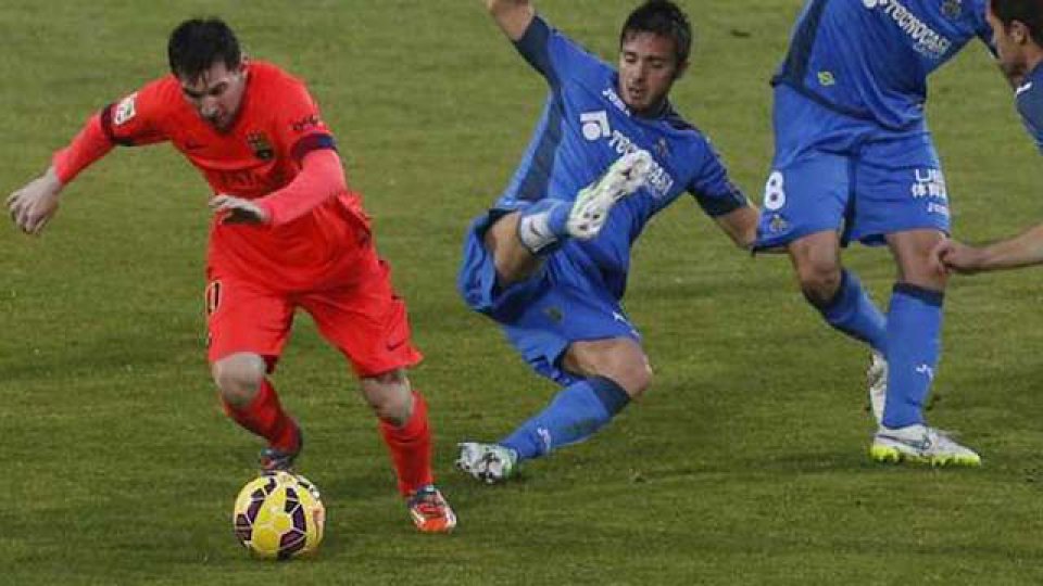 Messi no pudo extender su racha goleadora.