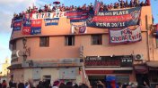 Banderazo y pasión por San Lorenzo en Marruecos a la espera del Mundial de Clubes