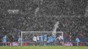 El Manchester City ganó bajo una tormenta de nieve