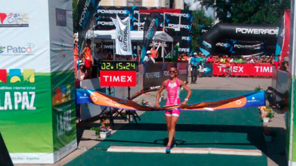 Los ganadores del 31° Triathlon Internacional de La Paz.