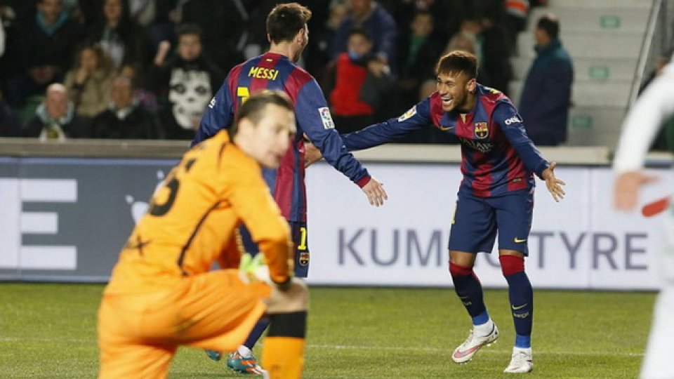 Neymar elogió a Lionel Messi.