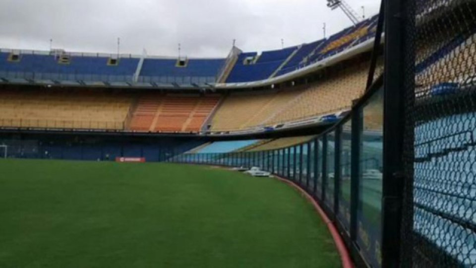 El suelo del estadio Xeneize está quedando en óptimas condiciones.