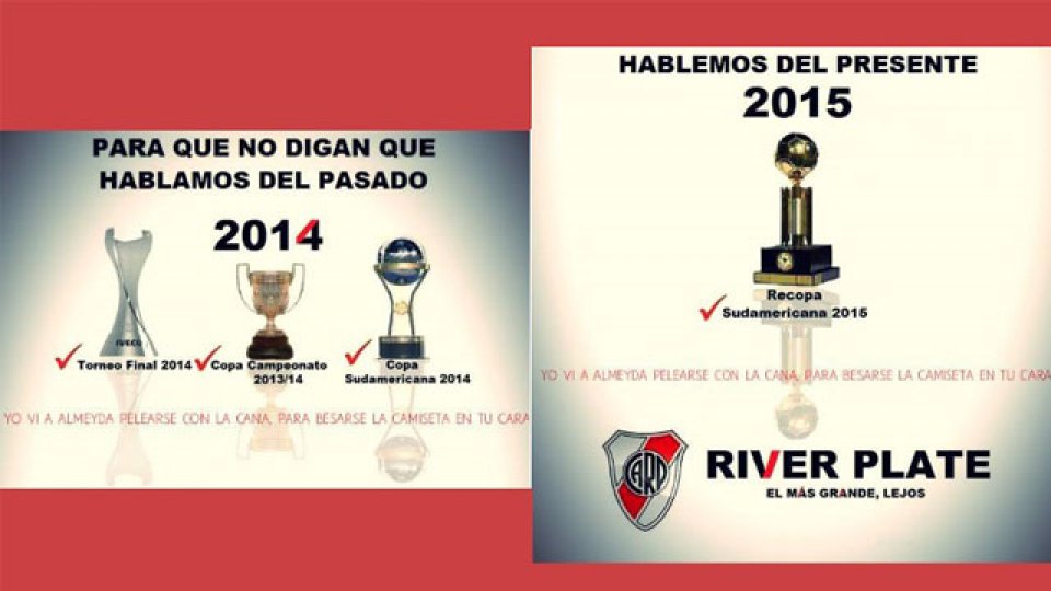 River se rie de San Lorenzo e incluye a Boca en las gastadas.