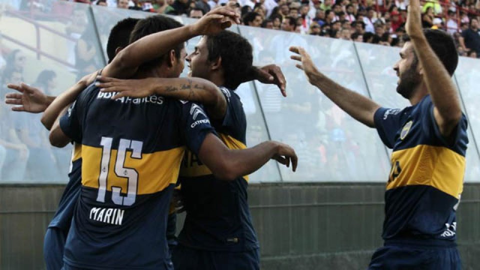 Boca arrancó en la Copa con una buena victoria ante Palestino.
