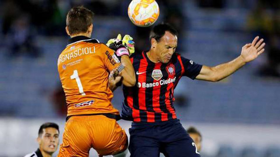 Matos fue el autor del empate parcial para San Lorenzo.